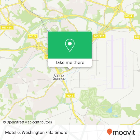 Mapa de Motel 6