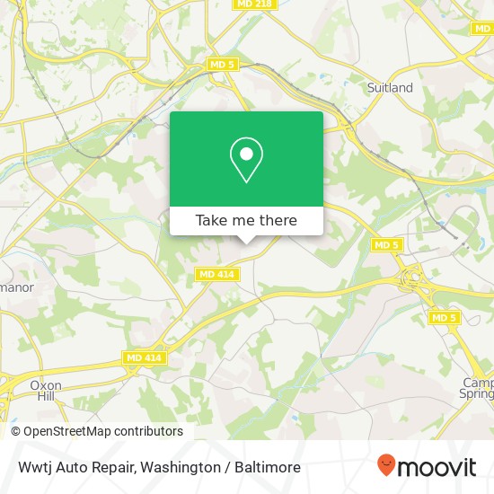 Wwtj Auto Repair map