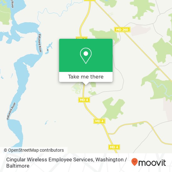 Mapa de Cingular Wireless Employee Services