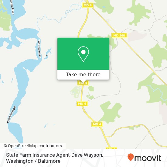 State Farm Insurance Agent-Dave Wayson map