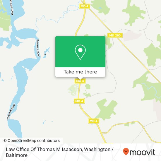 Mapa de Law Office Of Thomas M Isaacson