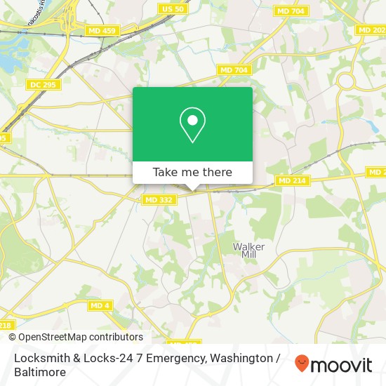 Locksmith & Locks-24 7 Emergency map