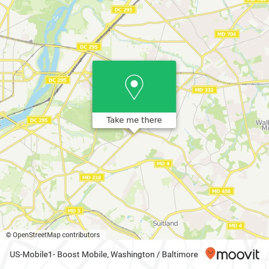 Mapa de US-Mobile1- Boost Mobile