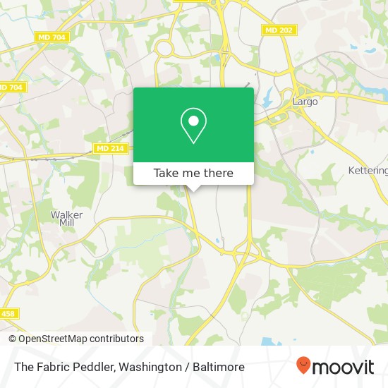 The Fabric Peddler map