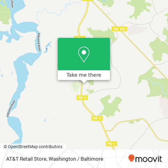 Mapa de AT&T Retail Store