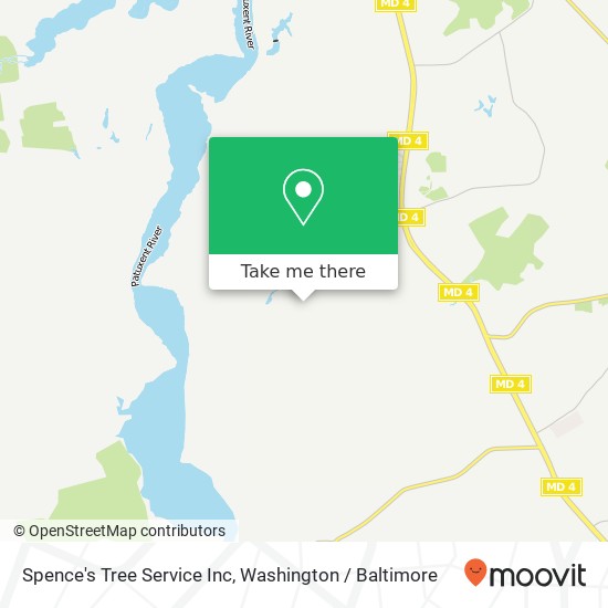 Mapa de Spence's Tree Service Inc