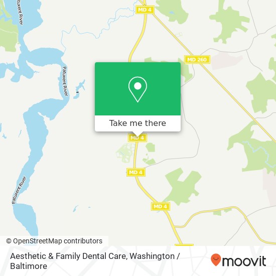 Aesthetic & Family Dental Care map