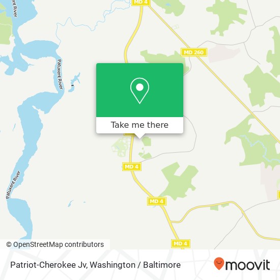 Mapa de Patriot-Cherokee Jv
