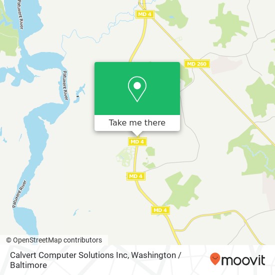 Calvert Computer Solutions Inc map