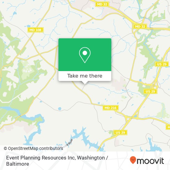 Mapa de Event Planning Resources Inc