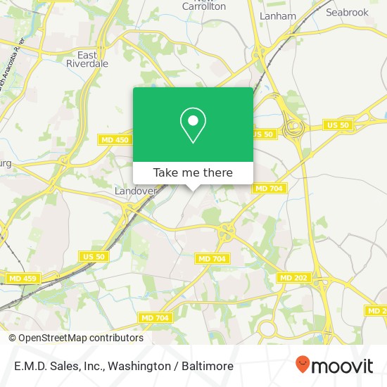 E.M.D. Sales, Inc. map