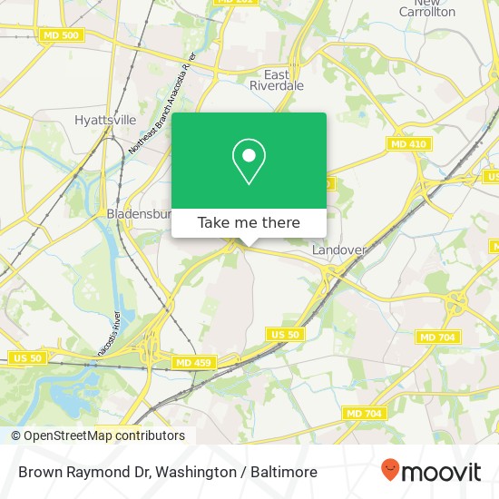 Mapa de Brown Raymond Dr
