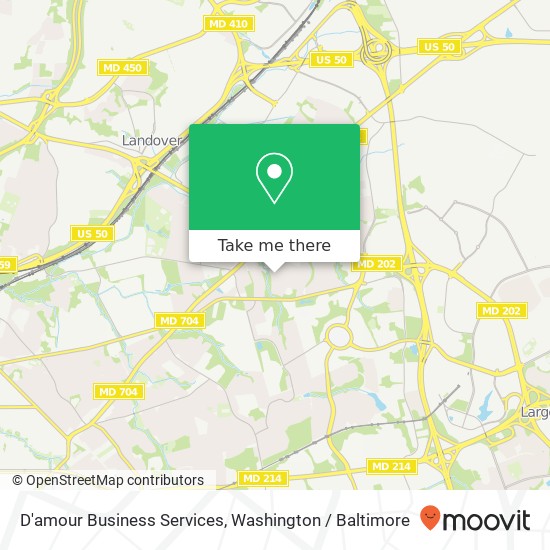 Mapa de D'amour Business Services