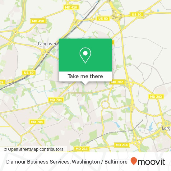 D'amour Business Services map