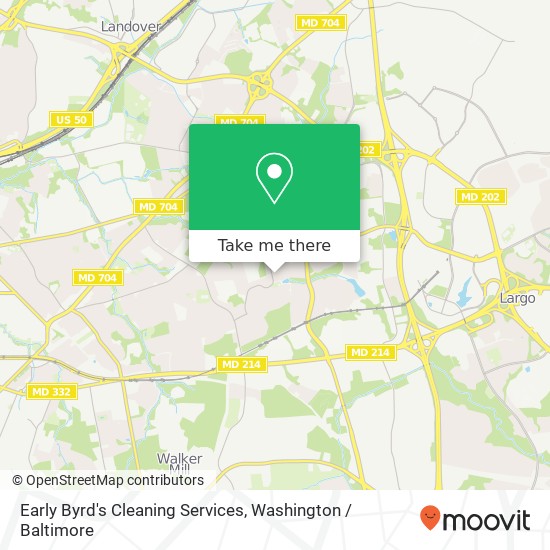 Early Byrd's Cleaning Services map