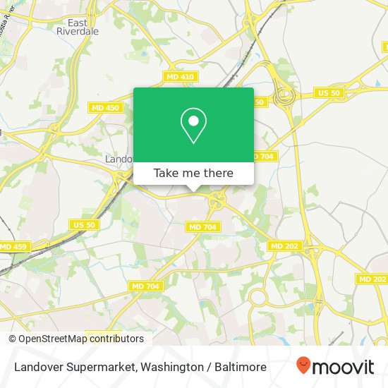 Mapa de Landover Supermarket