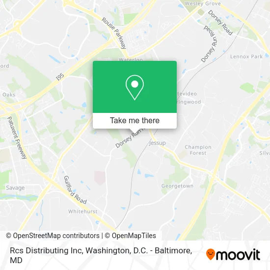 Rcs Distributing Inc map
