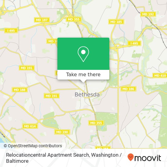 Relocationcentral Apartment Search map