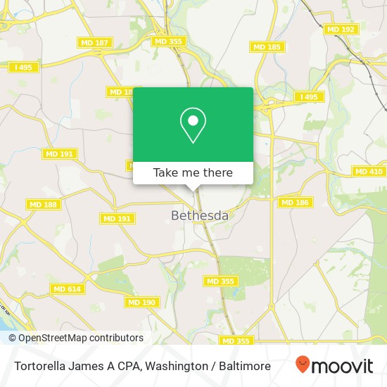 Tortorella James A CPA map