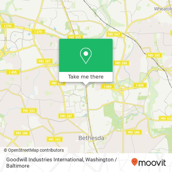 Mapa de Goodwill Industries International