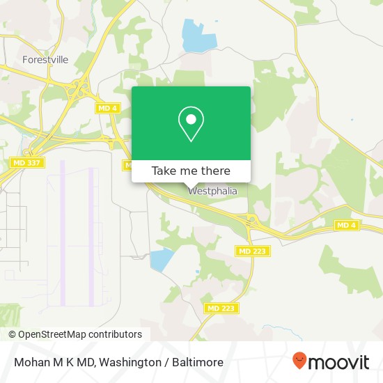 Mapa de Mohan M K MD