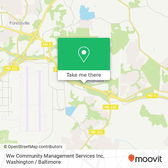 Mapa de Ww Community Management Services Inc