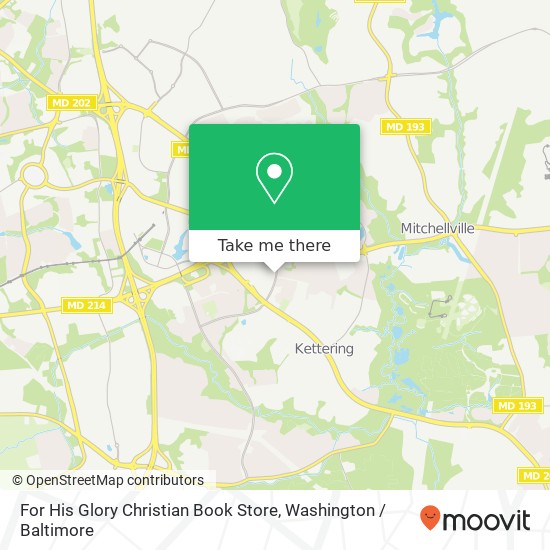 Mapa de For His Glory Christian Book Store