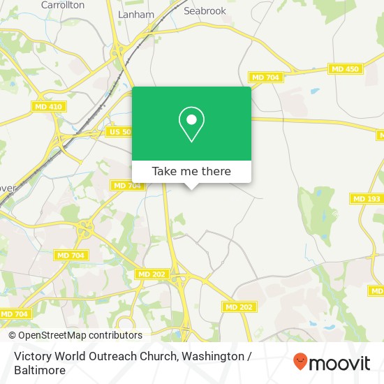 Mapa de Victory World Outreach Church