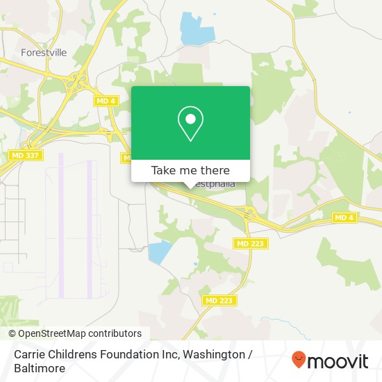 Mapa de Carrie Childrens Foundation Inc