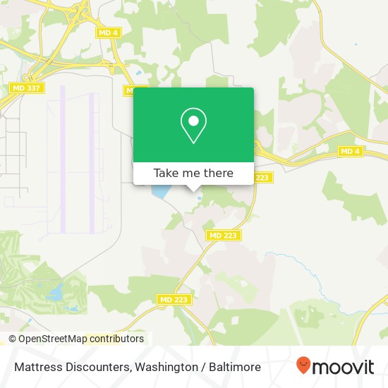 Mattress Discounters map