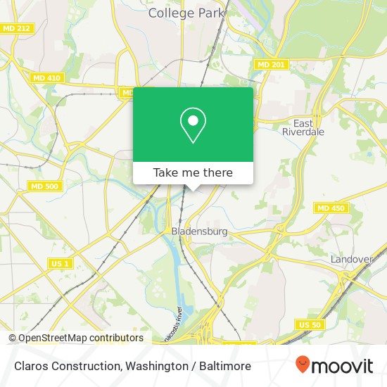 Claros Construction map