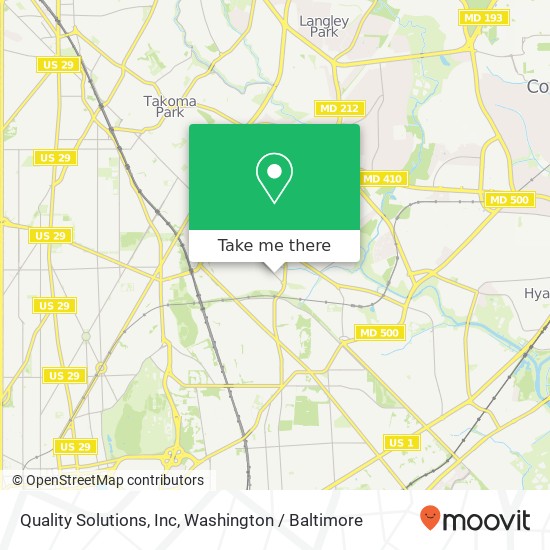 Quality Solutions, Inc map