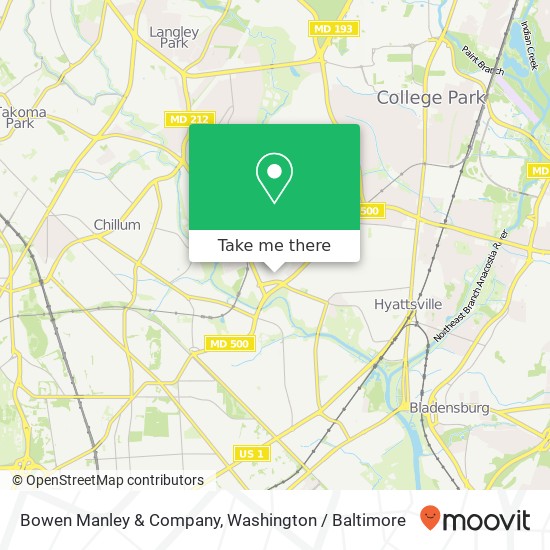Mapa de Bowen Manley & Company