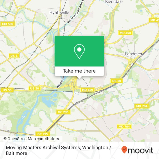 Mapa de Moving Masters Archival Systems
