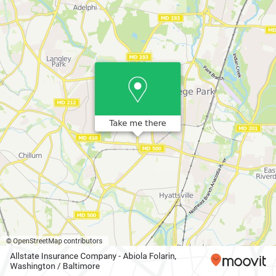 Mapa de Allstate Insurance Company - Abiola Folarin