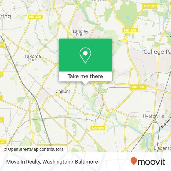 Move In Realty map