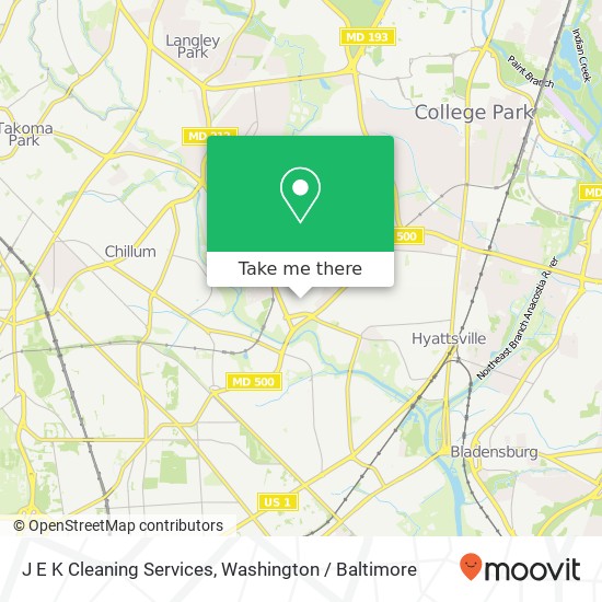 Mapa de J E K Cleaning Services