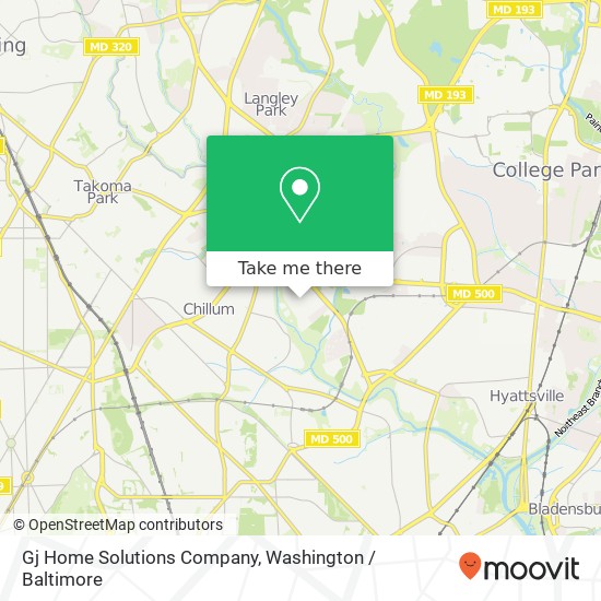 Gj Home Solutions Company map