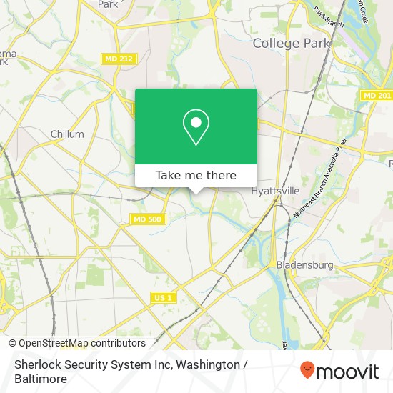 Sherlock Security System Inc map