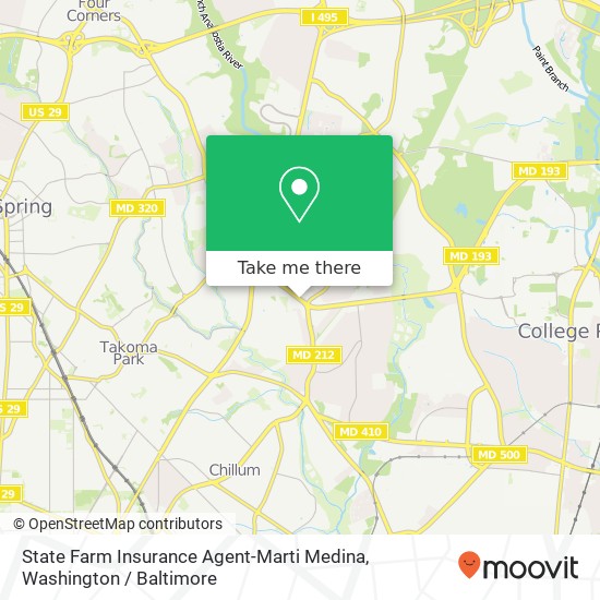 State Farm Insurance Agent-Marti Medina map