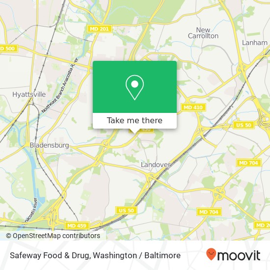 Mapa de Safeway Food & Drug