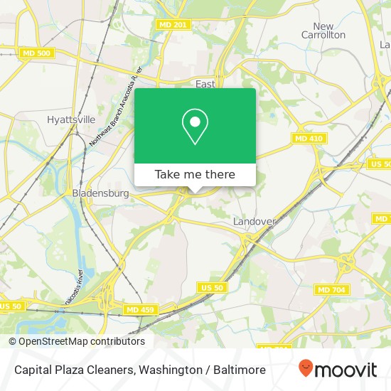 Capital Plaza Cleaners map