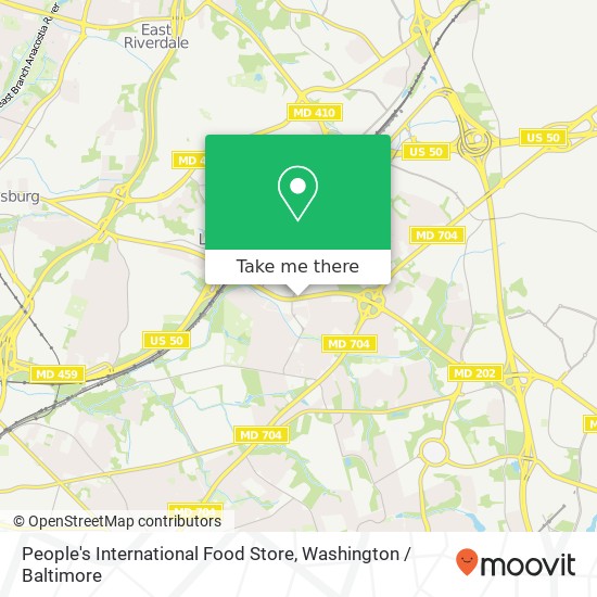 Mapa de People's International Food Store