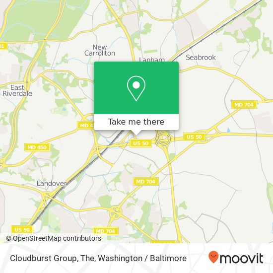 Mapa de Cloudburst Group, The
