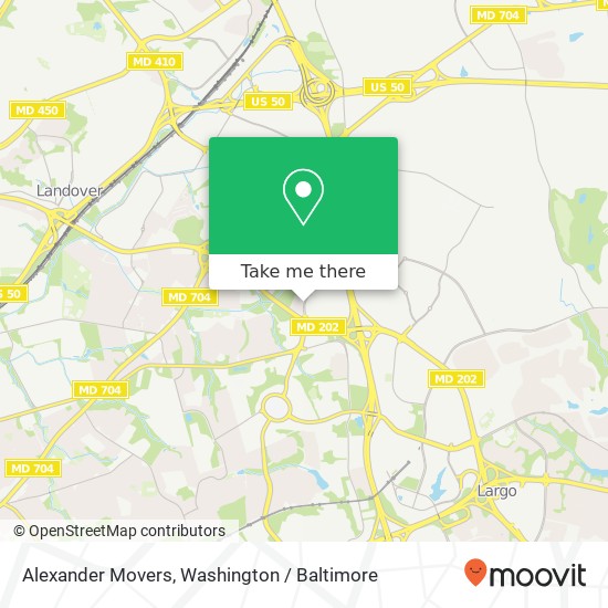 Mapa de Alexander Movers