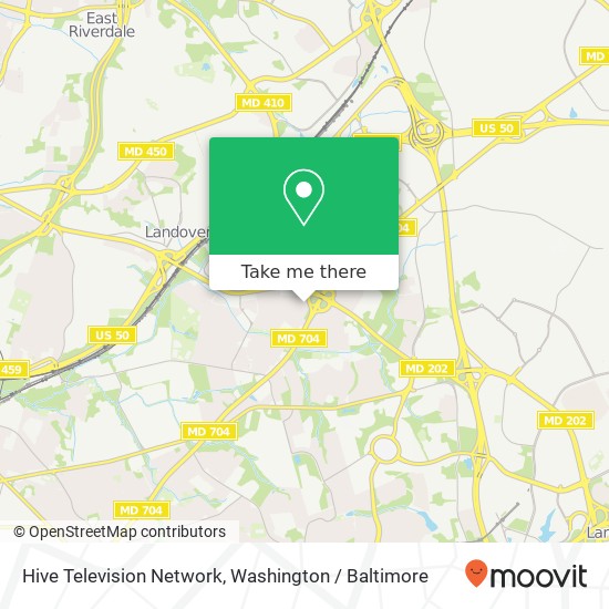 Mapa de Hive Television Network