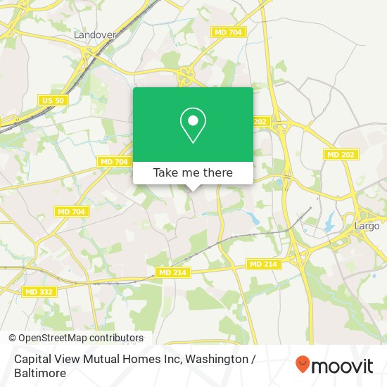 Capital View Mutual Homes Inc map