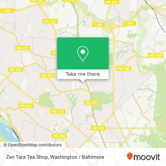 Mapa de Zen Tara Tea Shop