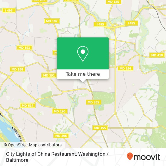 City Lights of China Restaurant map