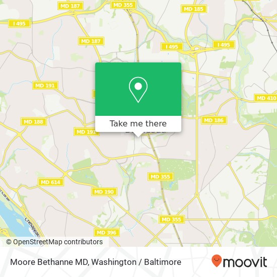 Moore Bethanne MD map